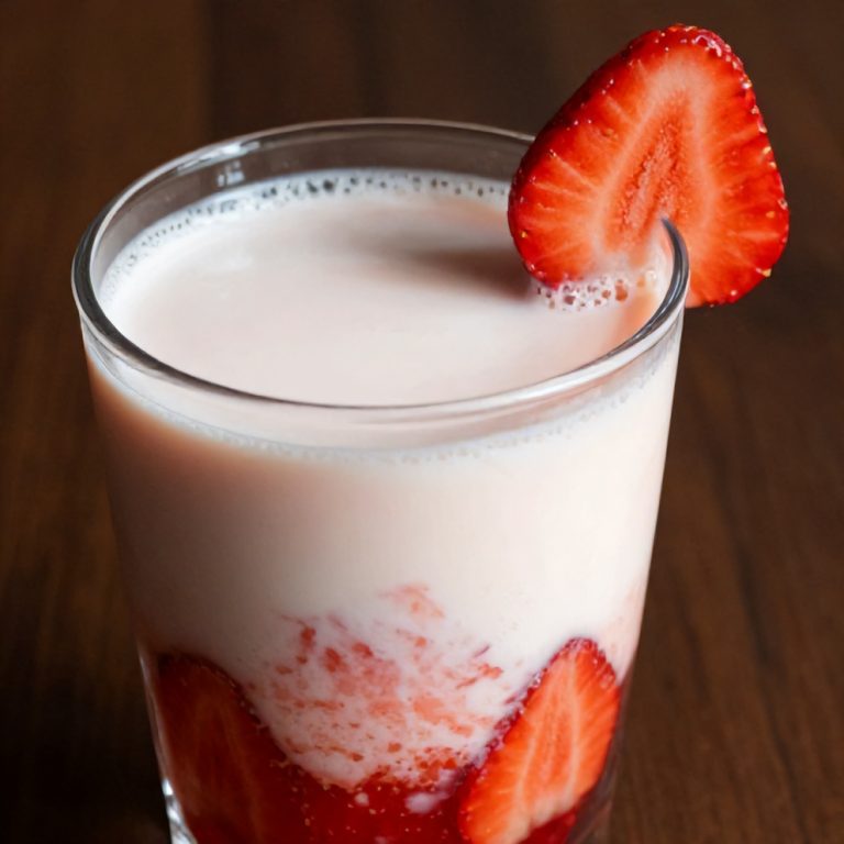 Korean strawberry milk