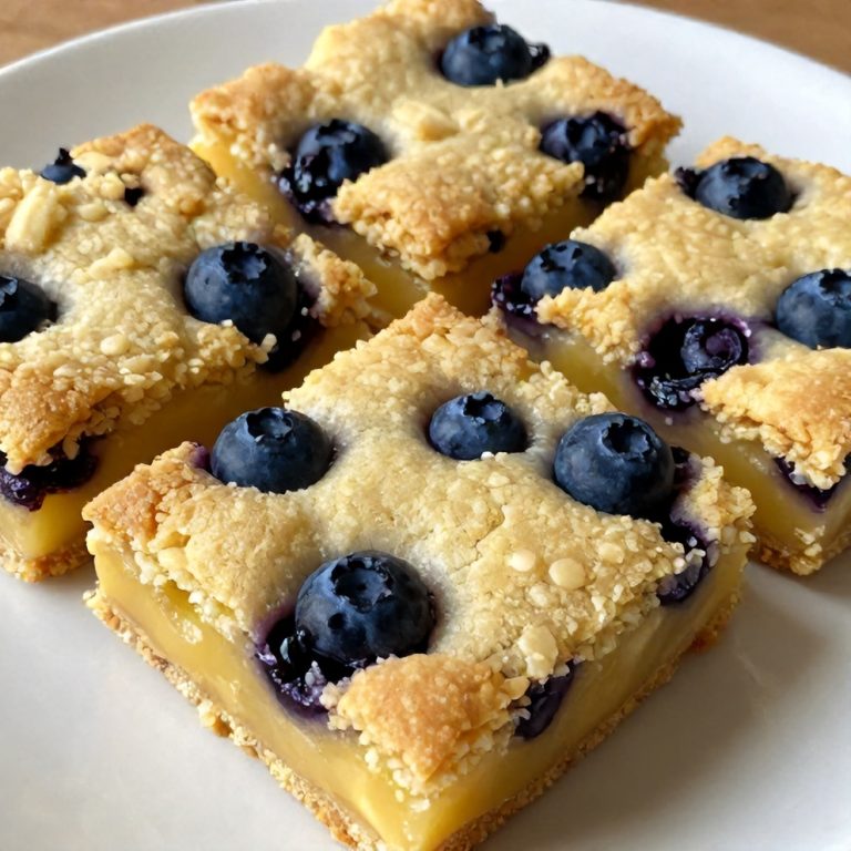 Lemon Blueberry Shortbread Bars