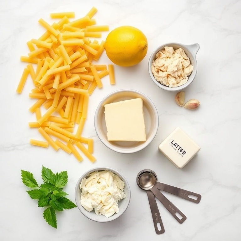 Lemon Ricotta Pasta ingredients