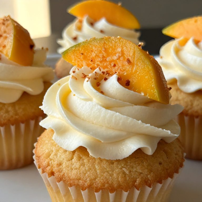 mango coconut cupcakes