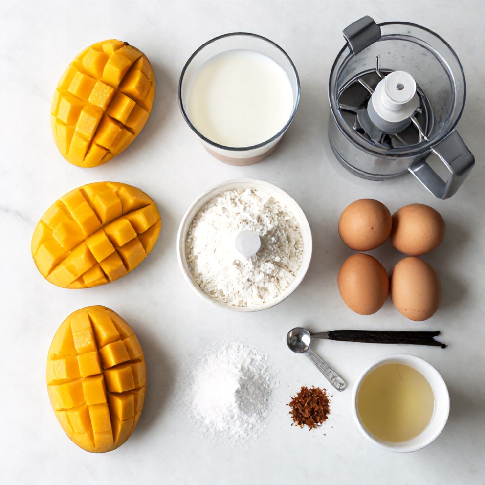 Mango Coconut Cupcakes Ingredients