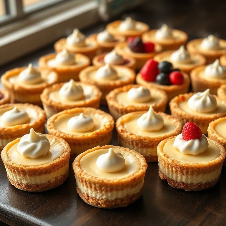 mini cheesecakes