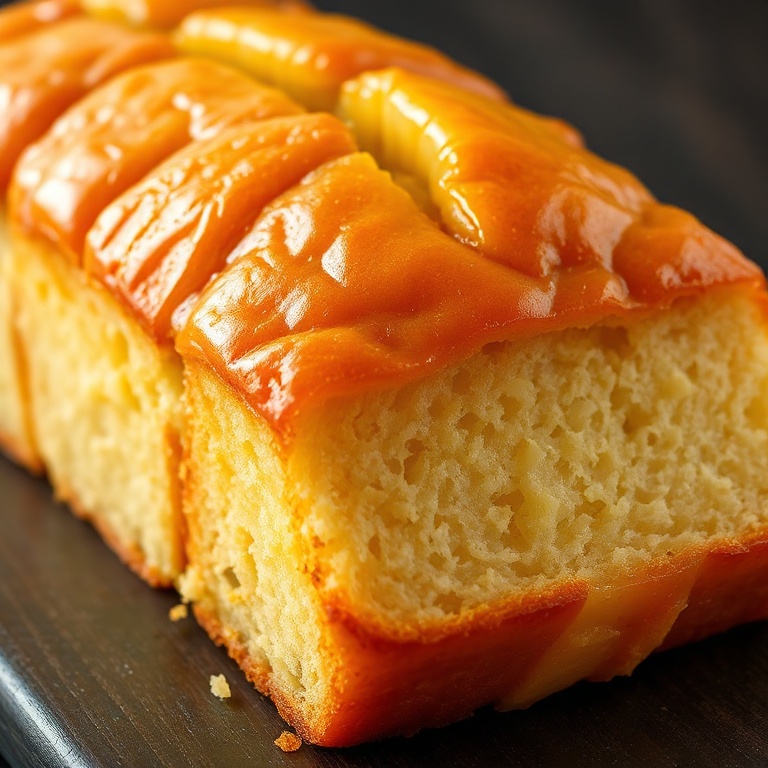 moist pineapple coconut loaf bread