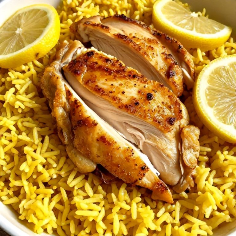 one-pan lemon chicken and rice