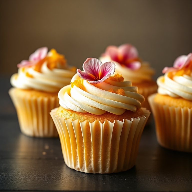 Orange Blossom Cupcakes