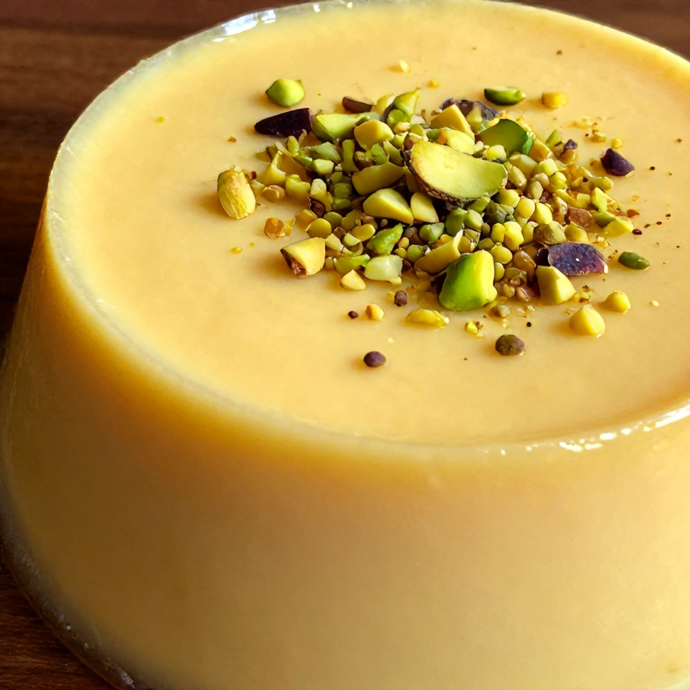 Orange Blossom Semolina Pudding