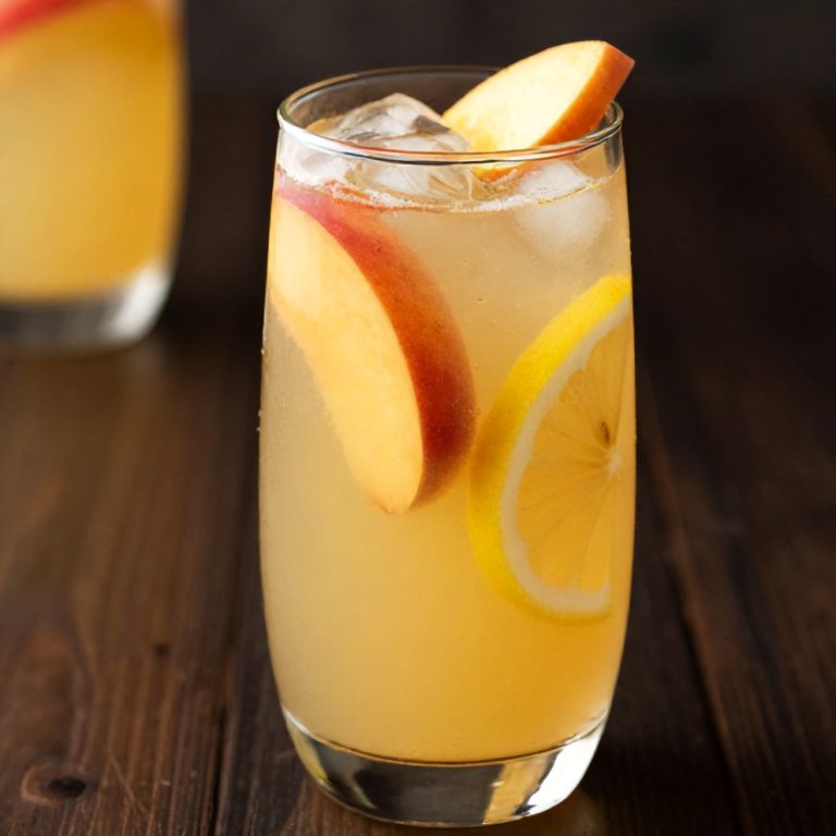 Peach Ginger Lemonade