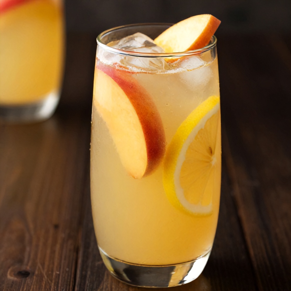 Peach Ginger Lemonade