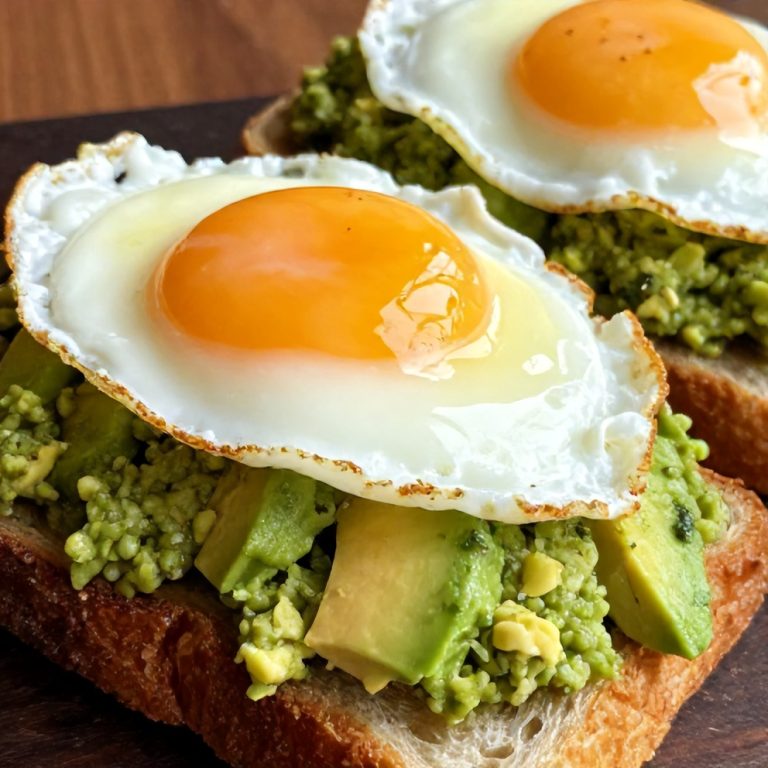 pesto eggs on avocado toast