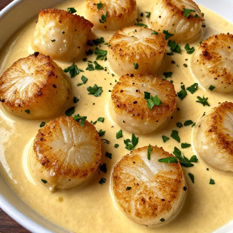 Quick Cajun Scallops