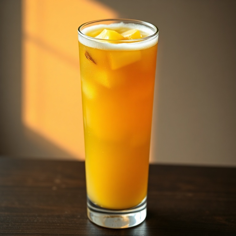 Refreshing Pineapple Ginger Beef Broth Mocktail