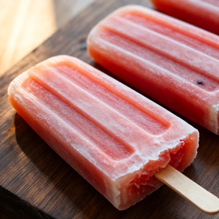 refreshing watermelon coconut popsicles