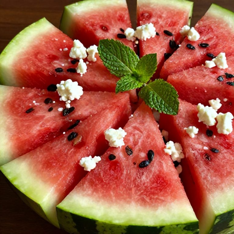 Refreshing Watermelon Cucumber Salad