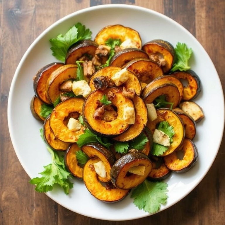 Roasted Delicata Squash Salad