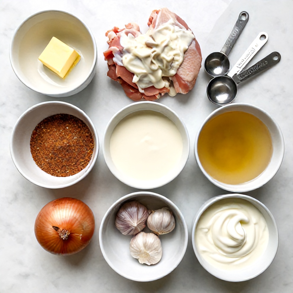 Slow Cooker Cajun Butter Chicken Ingredients