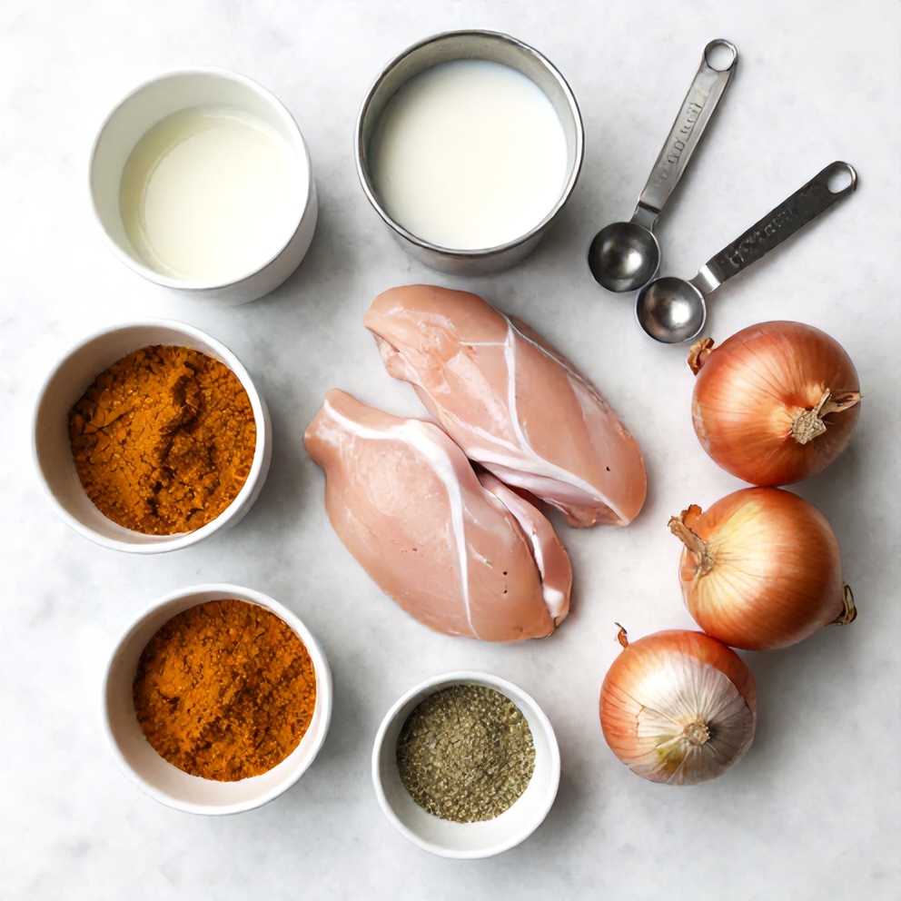 Slow Cooker Chicken Curry Ingredients