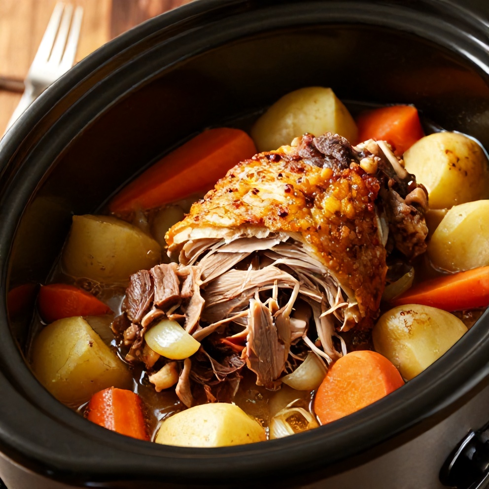 slow cooker chuck roast