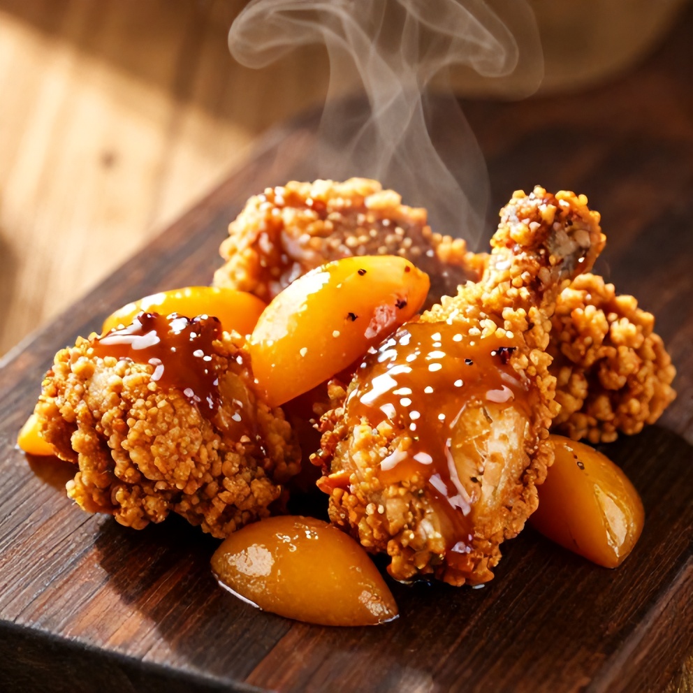 Spicy Jalapeño Peach Chicken