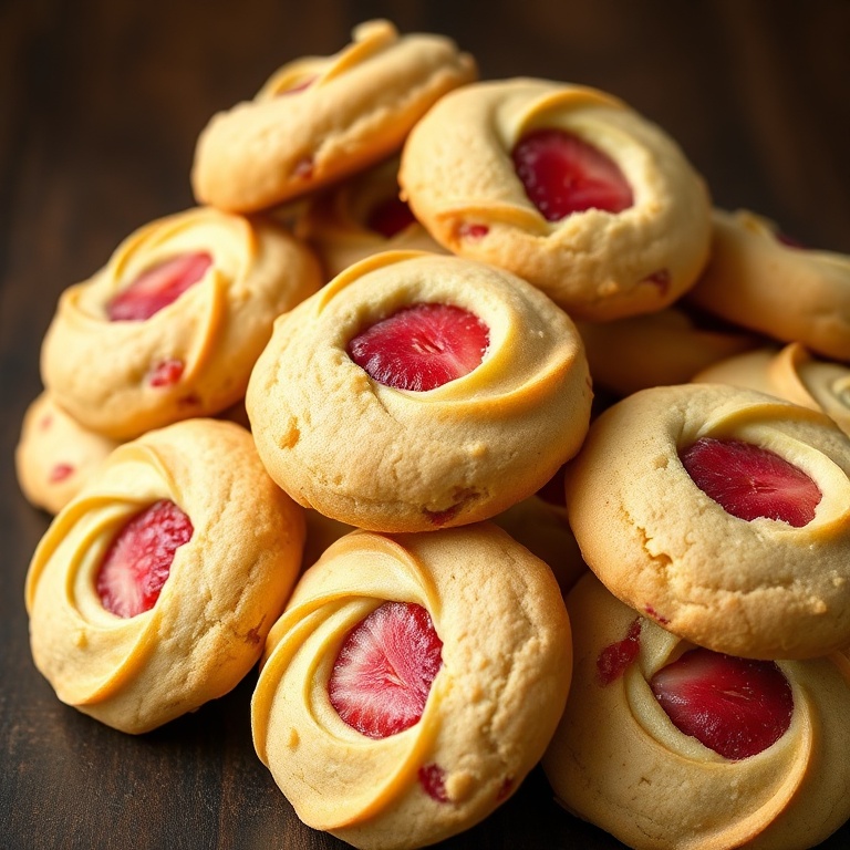 strawberry cheesecake cookies