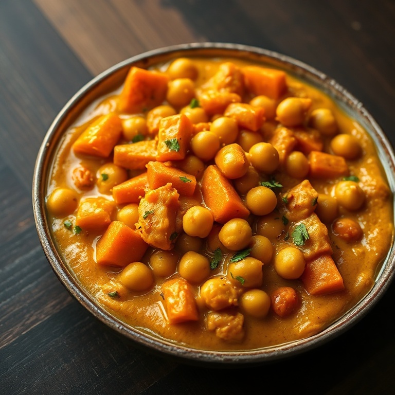 Sweet Potato Chickpea Curry