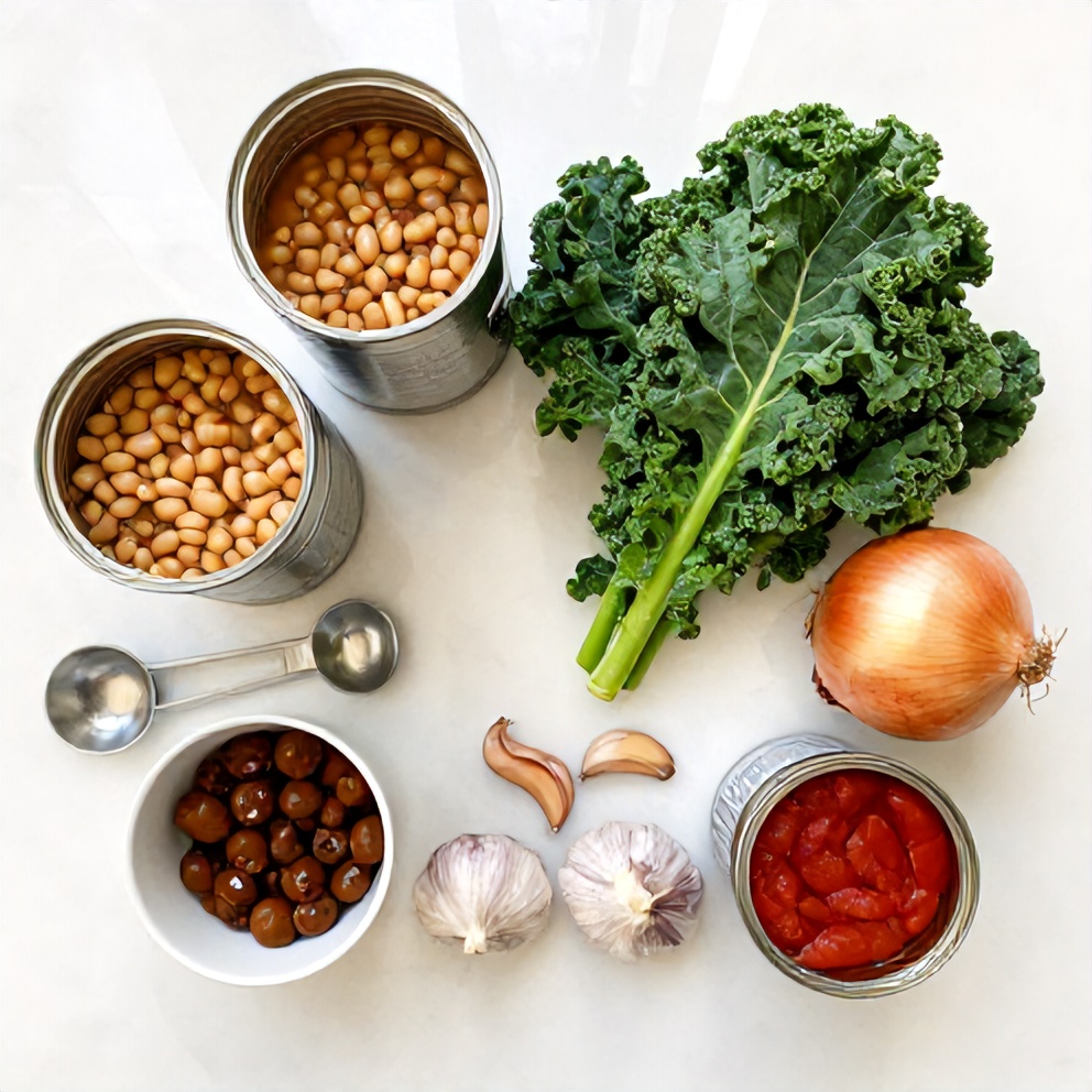 White Bean and Kale Soup Ingredients