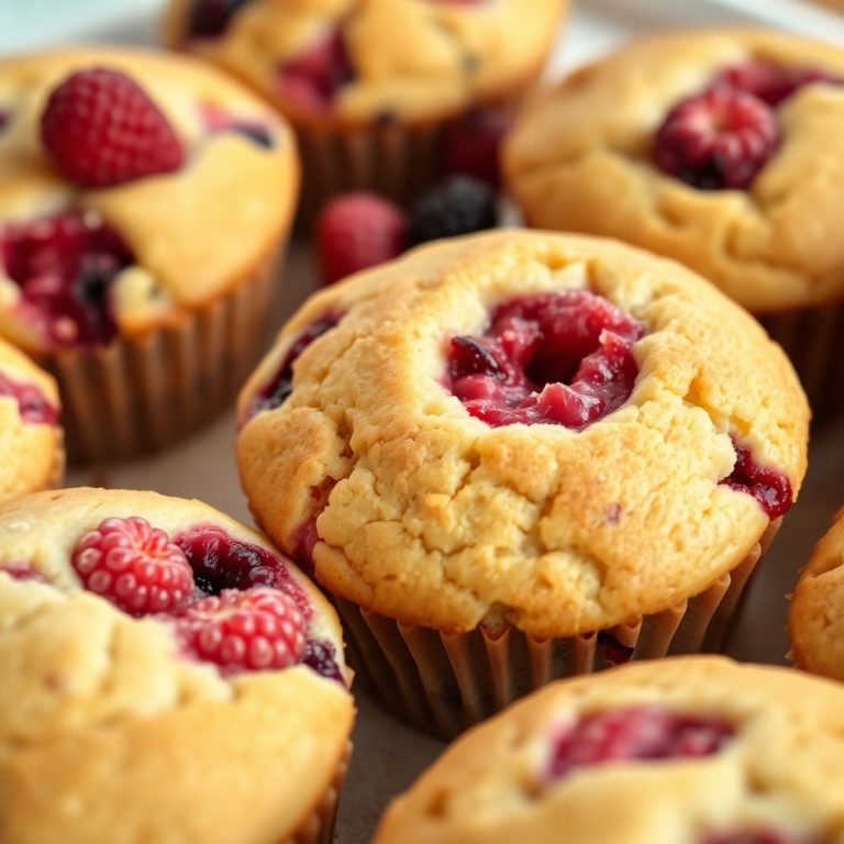 berry cream cheese muffins