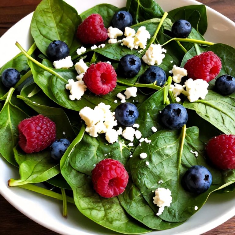 berry spinach salad