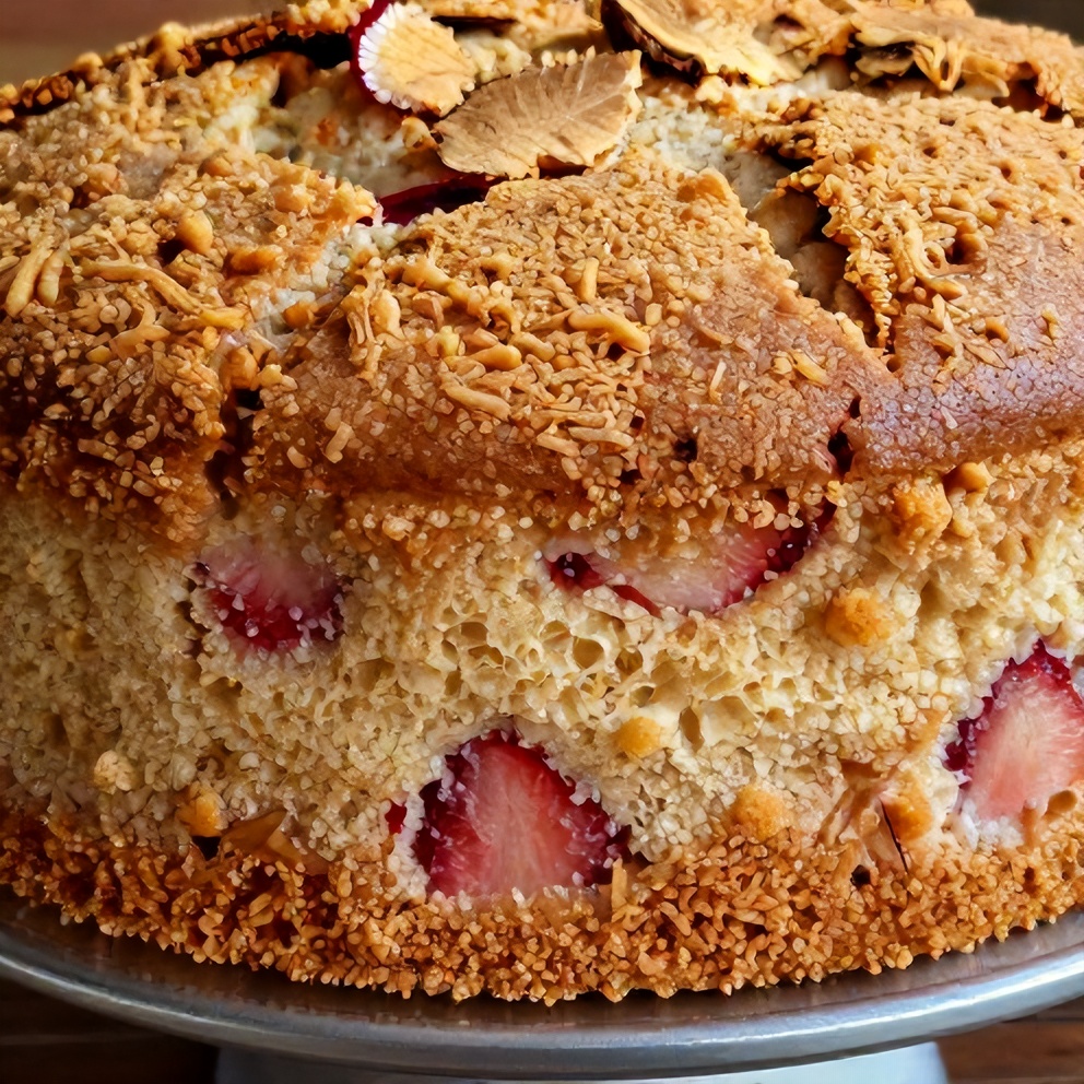 Strawberry Milkshake Pound Cake