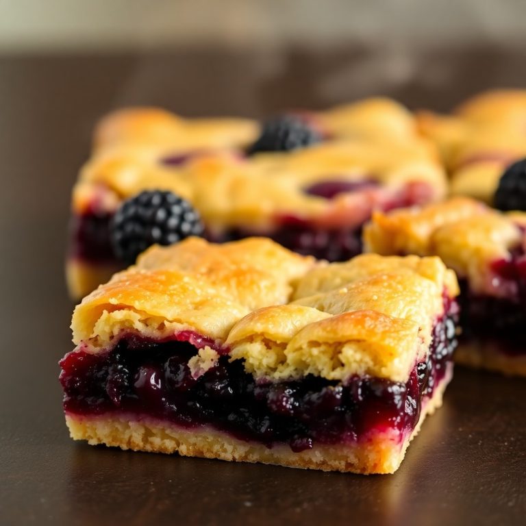 Blackberry Cobbler Bars