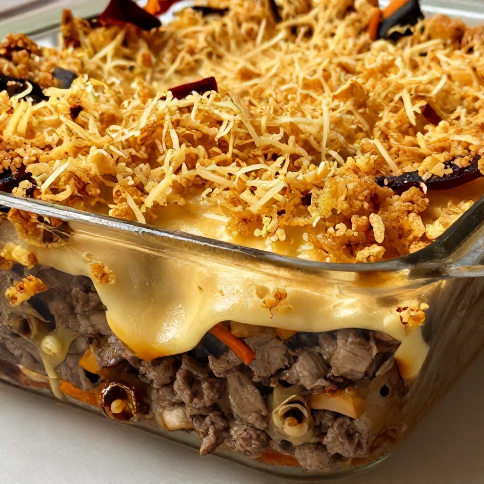 Cheesy Hamburger Casserole
