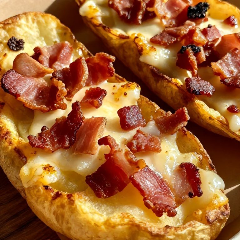 crispy cheesy potato skins