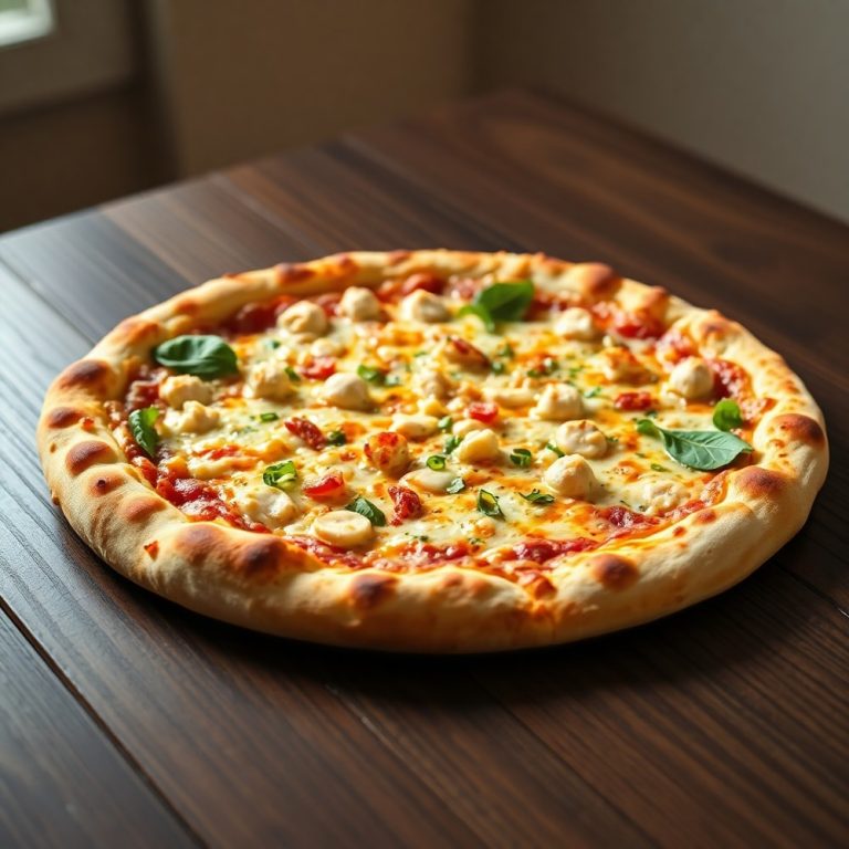 Chicken Caesar Salad Pizza