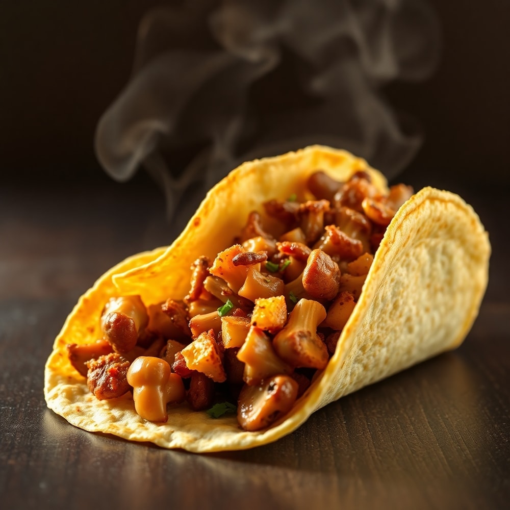 mushroom tacos
