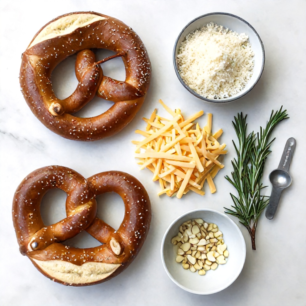 Rosemary Parmesan Stuffed Pretzels Ingredients