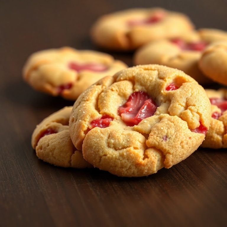 strawberry crunch cookies
