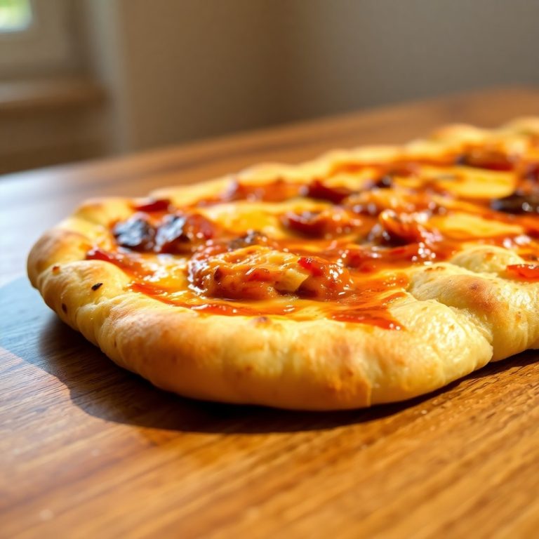 Easy BBQ Chicken Flatbread