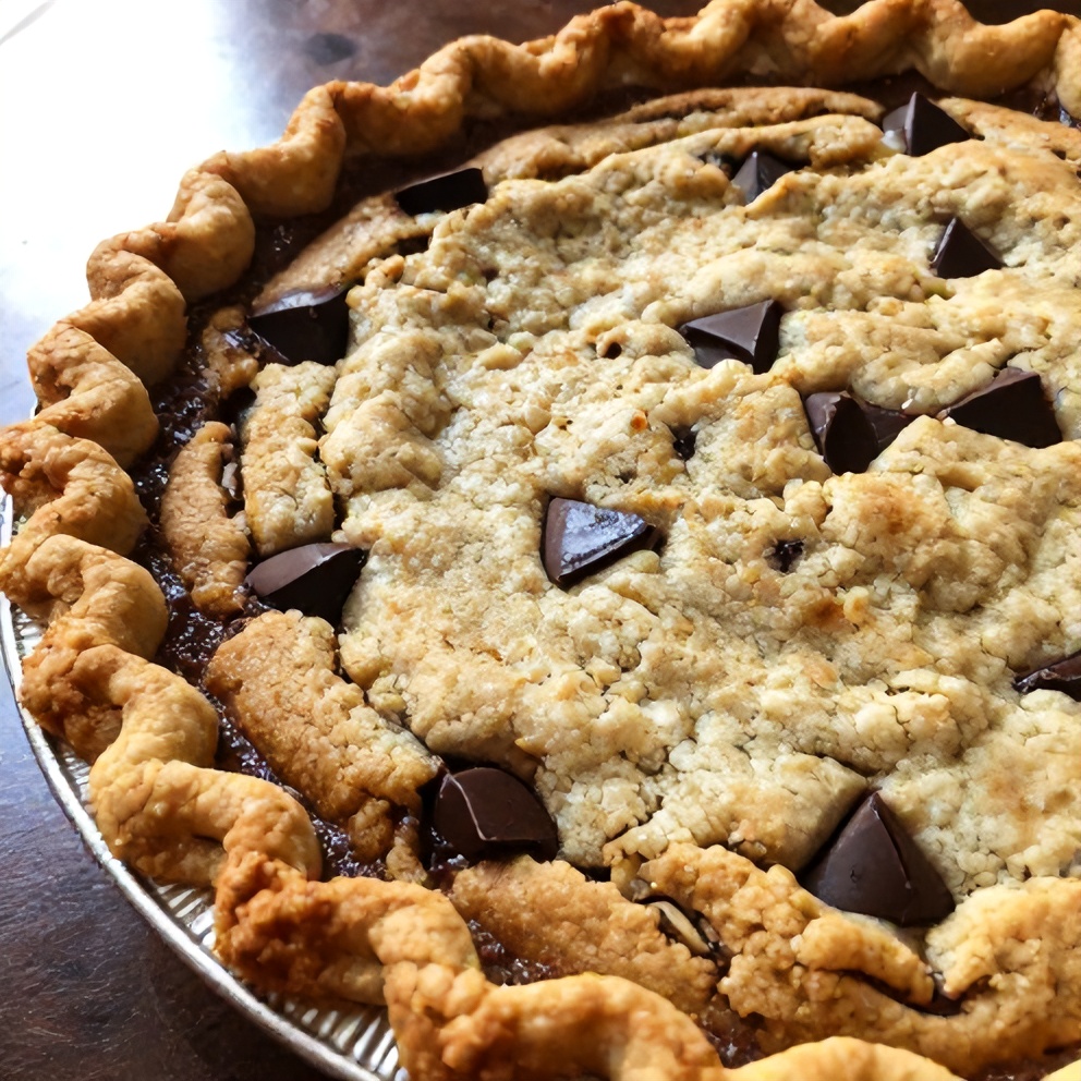 Easy Chocolate Chip Cookie Pie