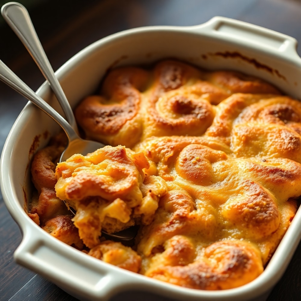 Easy Cinnamon Roll Casserole