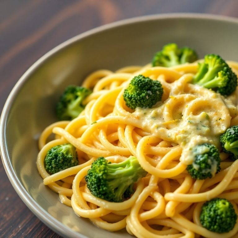 Mafaldine Pasta Limone with Broccoli