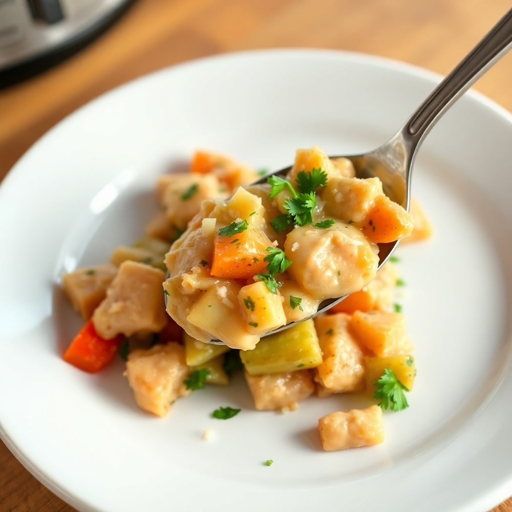 Crockpot Garlic Herb Chicken & Veggies Final