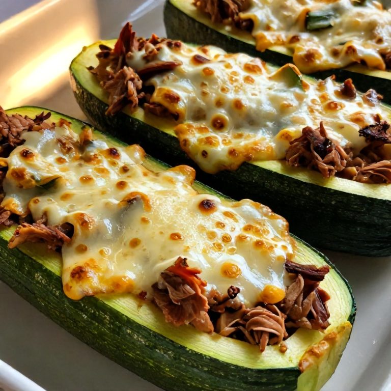 Easy Low-Carb Zucchini Boats with Ground Turkey