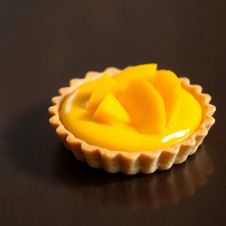 mango curd tart