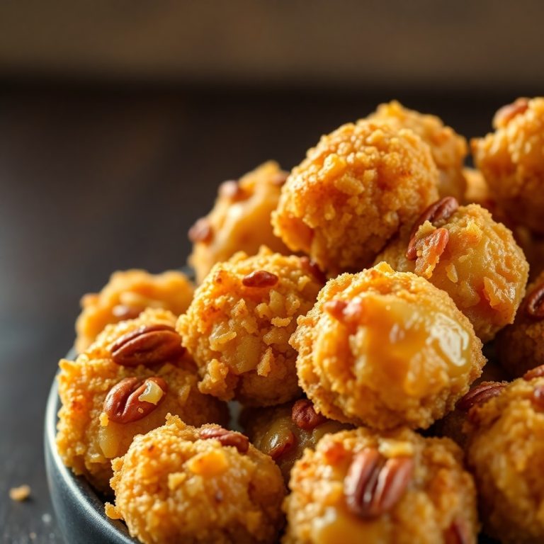 Easy Pecan Crunch Glazed Bites