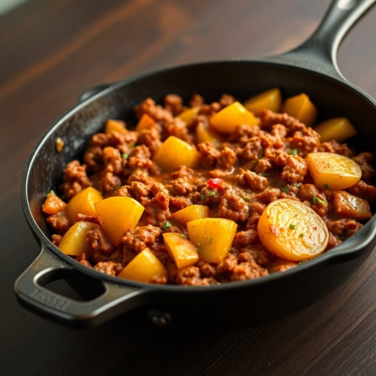 Sloppy Joe Potato Skillet
