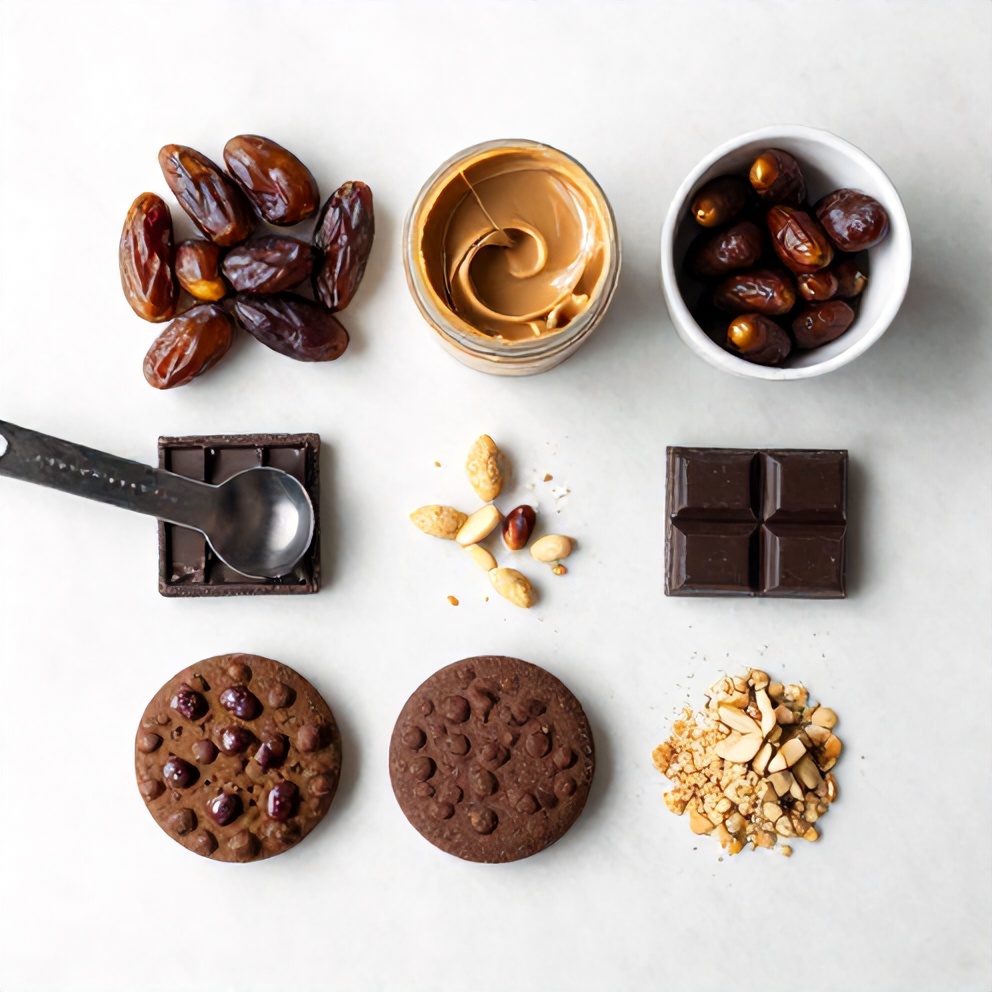 Smashed Date Snickers Dessert Ingredients