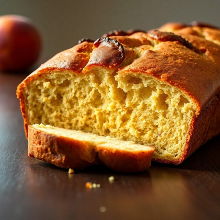 Easy Spiced Peach Bread