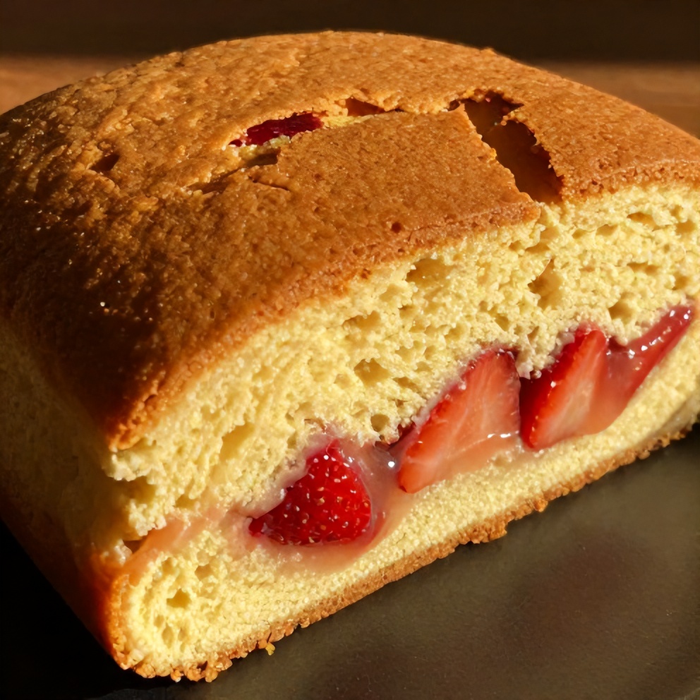Easy Strawberry Earthquake Cake