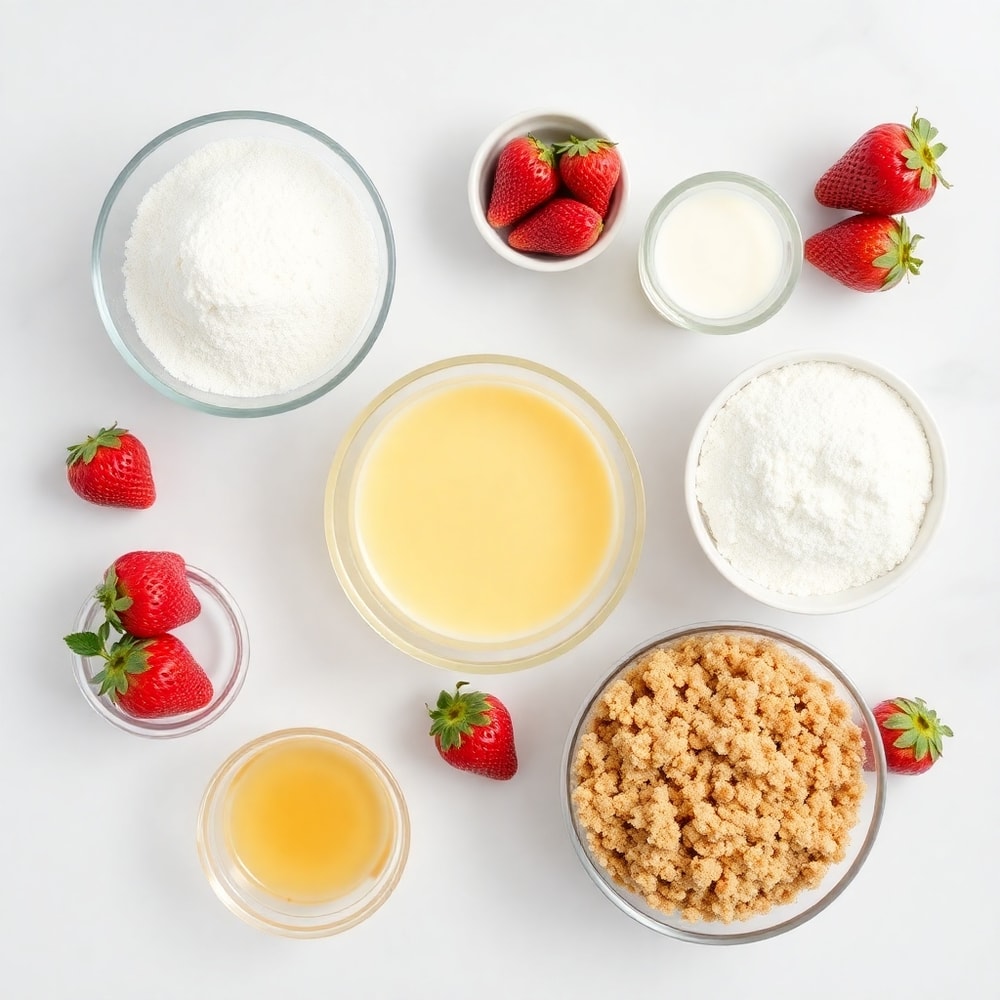Strawberry Shortcake Muffins ingredients