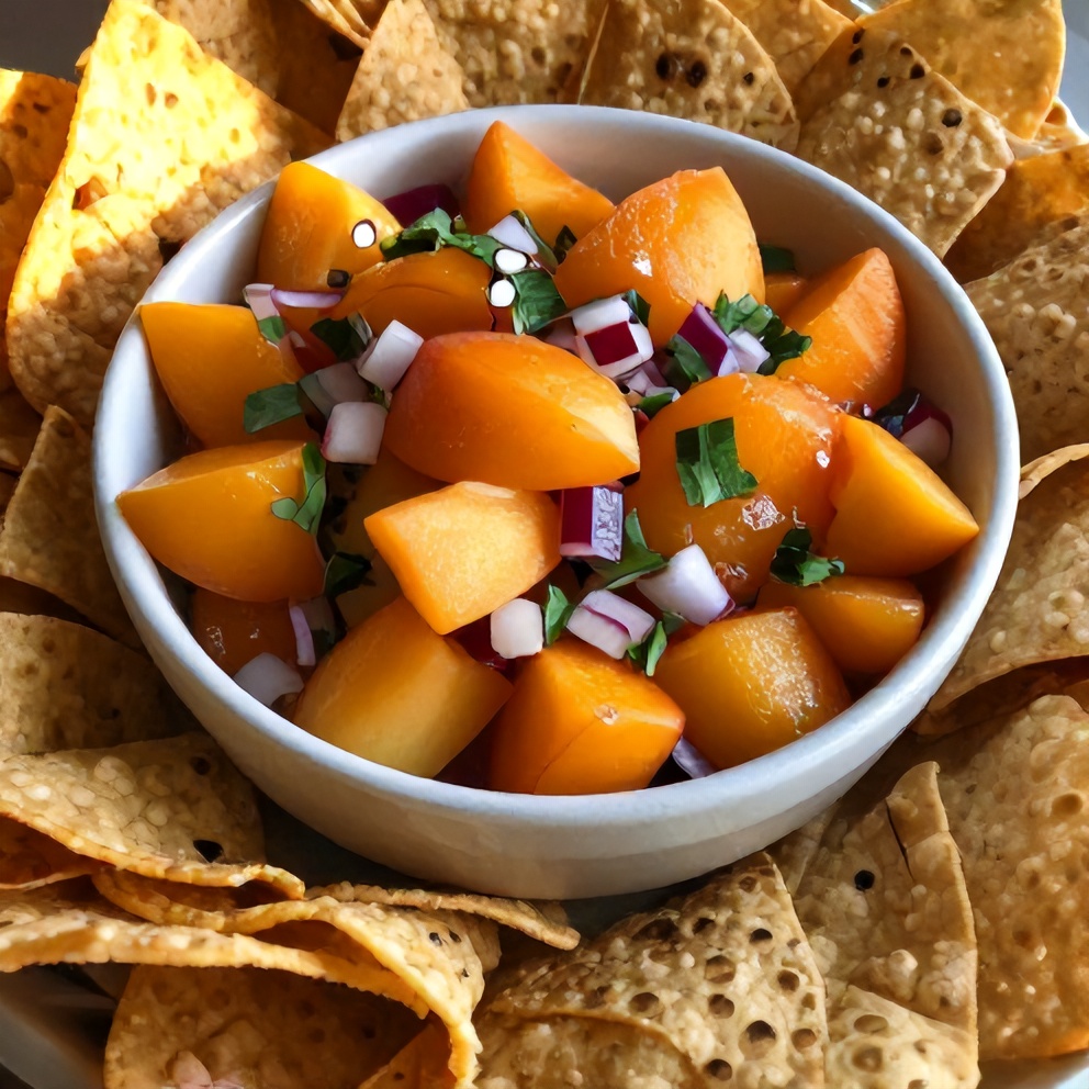 fresh peach salsa