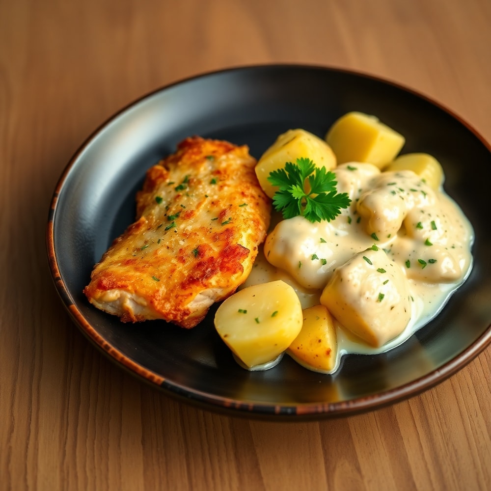 Garlic Parmesan Chicken and Potatoes